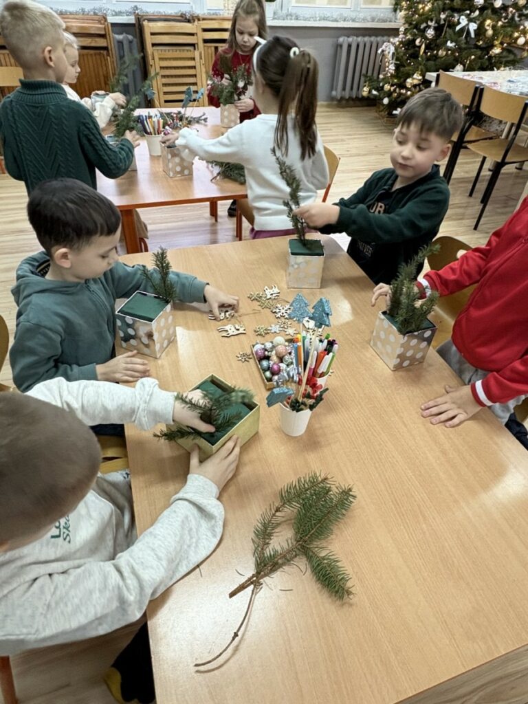 Warsztaty świąteczne w grupie Przyroda