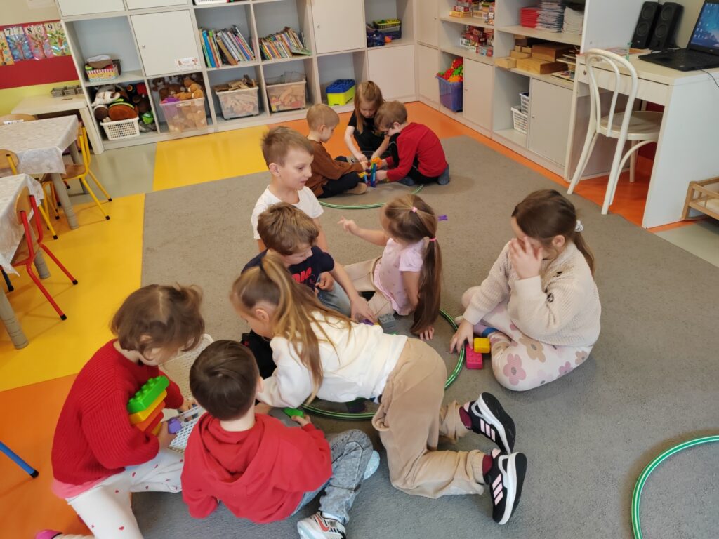 Zabawy matematyczne w grupie Polska.